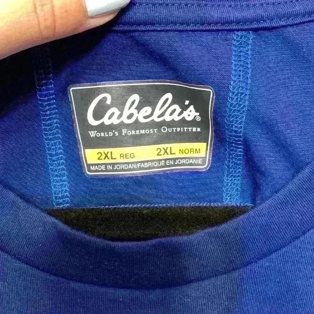 Cabelas Dri release men’s shirt sz 2xl activewear athleisure outdoor hiking flaw - Picture 3 of 10